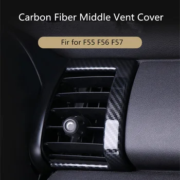 

Car Middle Vent Cover Sticker Housing Interior Outlet Frame for Mini Cooper F55 F56 F57 Trim Accessories