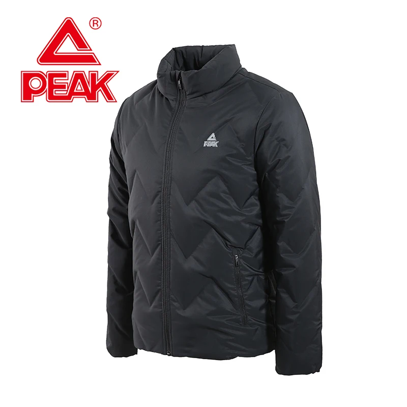 

Peak Men's Down Jacket 80% Gray Duck Down Warm Windproof Jacket Training Sports Polyester Jacket Fashion Slim Comfortable Jacket