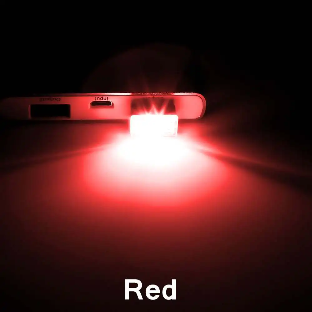 1 шт. мини USB ночник светодиодный светильник для сигарет Автомобильный интерьер