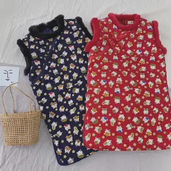 

Girls cartoon dress winter size 2-12y pre sold in mid December