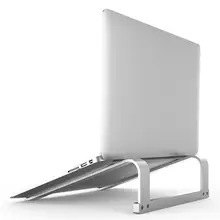 Suporte de alumínio ajustável portátil portátil portátil notebook suporte para macbook pro computador riser suporte de refrigeração