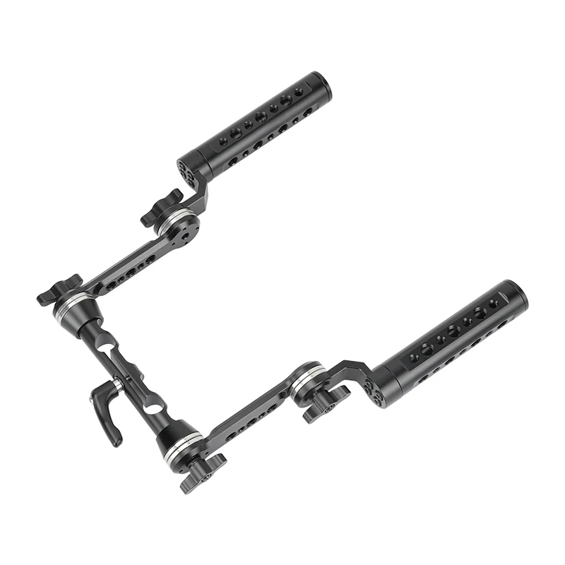 Camvate Queijo Alumínio Handgrip Rig com Fortalecimento Arri Rosette Magic Arm & 15 mm Dual Rod Braçadeira para Dslr Shoulder Mount Rig - Image 6