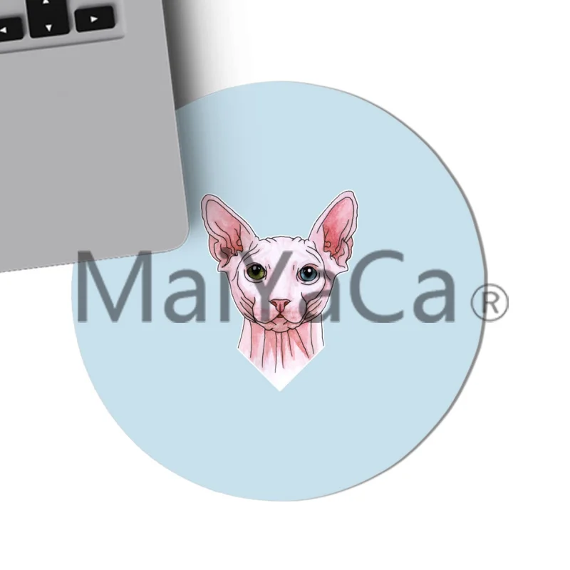 MaiYaCa Высокое качество крутой Сфинкс Кот геймер скорость мыши розничная маленький резиновый коврик для мыши игровой коврик для ПК