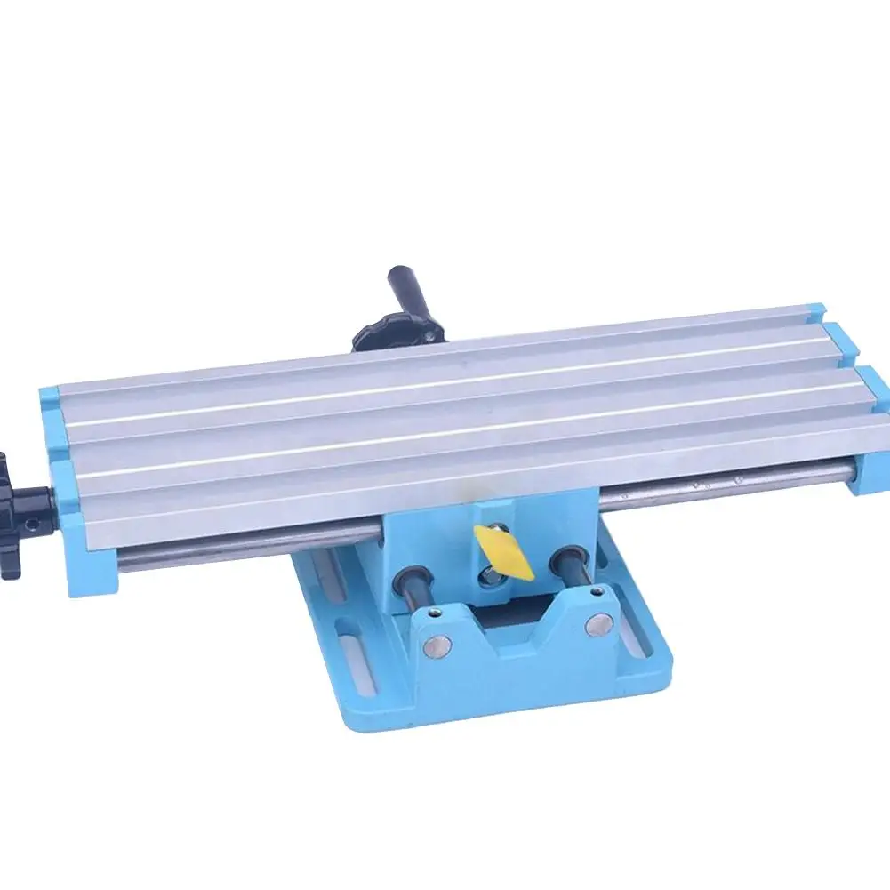 

DR2015A Mini Milling Machine Bench Fixture Drilling Slide Table Worktable Cross Slide Table Drill Vise For Bench Drill Stand