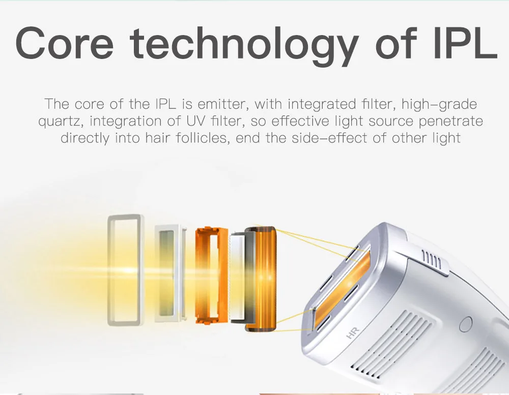2 In 1 Portable Hair Removal Machine for Hair Removal / Acne Treatmen fast shipping