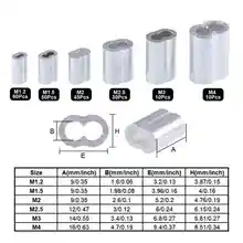 250 шт., набор для обжима проводов, наперсток кабеля, комбинированный и алюминиевый комплект для обжима