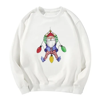 

Christmas Santa Claus Christ Gremlin Loose Long Sleeve Hip Hop Hoodie Sweatshirt Vogue Fashion Pullover Tracksuit Sweatshirt