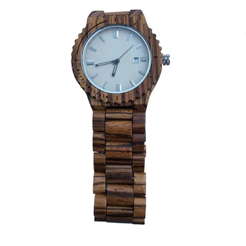 

fashion zebra wood wristwatch