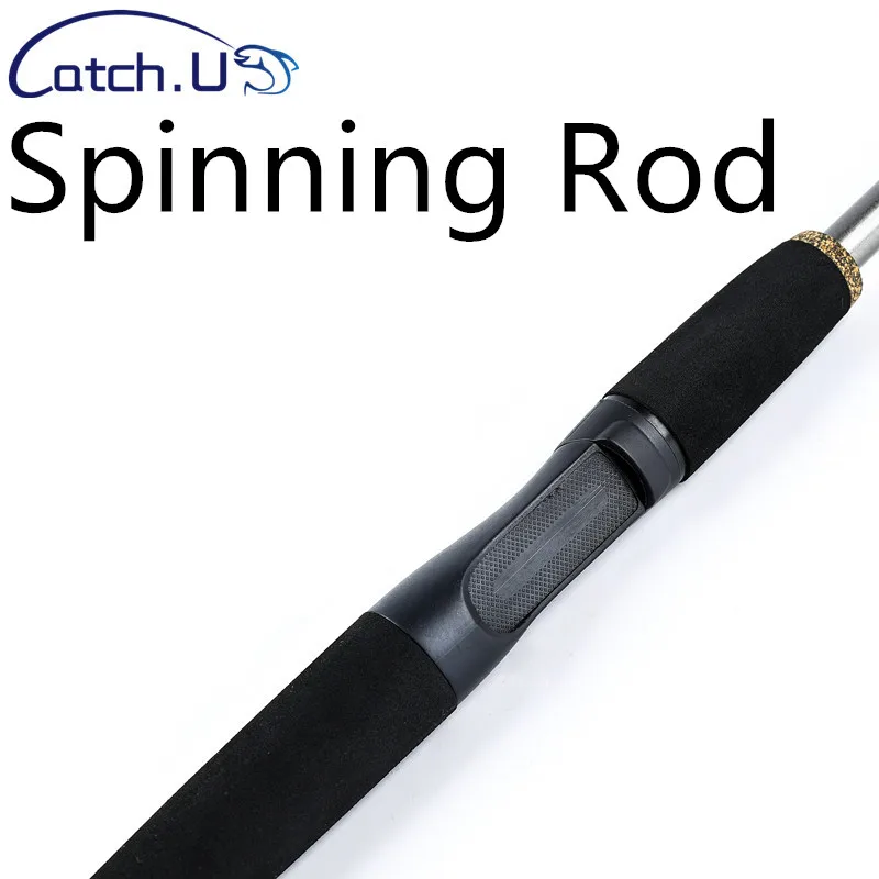 Бургундия Catch.U 1/8-3/4oz Удочка из углеродного волокна 2,1 м приманки спиннинговое удилище озеро черный литье рыболовной удочки - Цвет: Бургундия