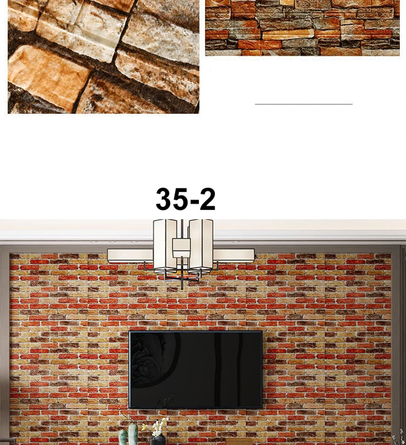 Adesivo de parede 3D, Sala Mural, Quarto decorativo, 10pcs