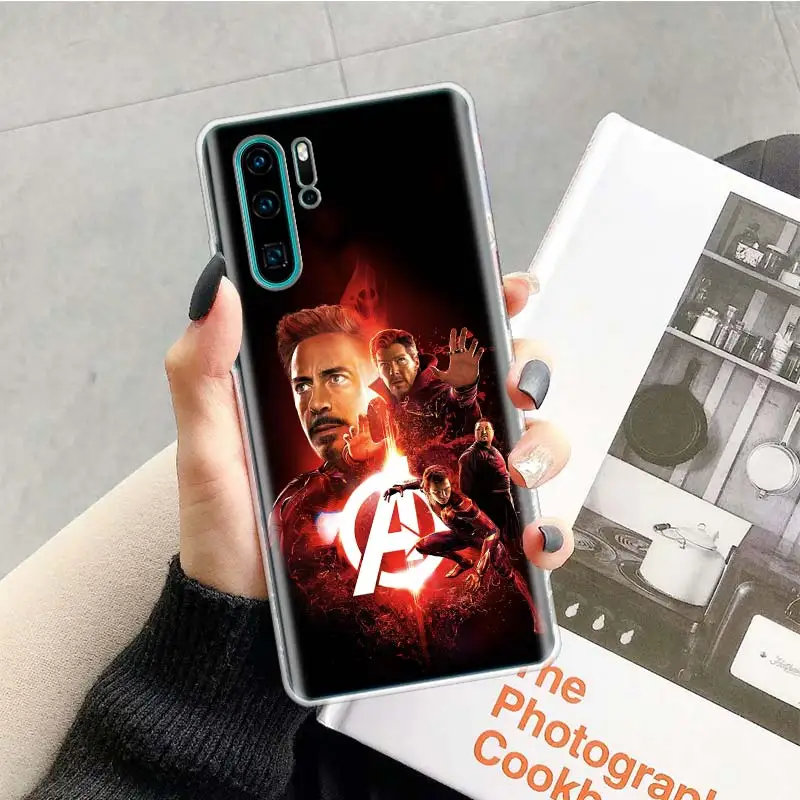 Чехол Железный человек Марвел Мстители для huawei P20 P30 P Smart Z Plus P10 mate 30 10 20 Lite Pro силиконовый чехол для телефона - Цвет: TR091-1
