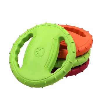

Dog Toys Flying Discs EVA Foam Pet Interactive Toys Flying Saucer Shape Chew Teeth Dog Toys Flying Discs