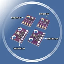 Alta precisão! 3 em 1 bme280 1.8-5v digital, temperatura e umidade sensor barométrico, módulo GY-BMP280 i2c spi 3.3v