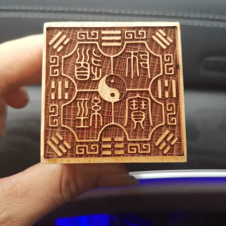 Taoist Волшебные Инструменты принадлежности персиковое дерево одностороннее