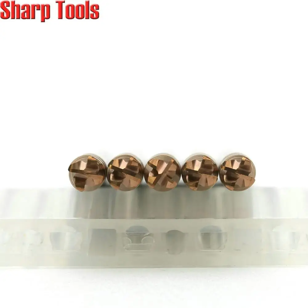 10 мм 4 Флейта Угловой радиус концевой фрезы Инструмент Круглый Нос Фрезерный