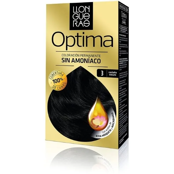 Перманентная краска Optima Llongueras 8432225051970 3N-темный коричневый 3N (Восстановленный A +) |