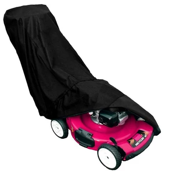 

Waterproof Lawn Mower Cover Polyester Fiber Tractor Cover Anti-UV Rain Snow Protective Dust Covers Garden Yard Mower Overlay