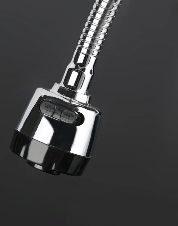 Stainless Steel Kitchen Faucet Universal Swivel Kitchen Wall-in Explosion-proof Faucet Plumbing Fittings