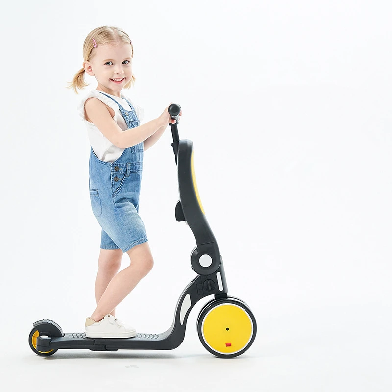 US $123.62 5 in 1 Children Three wheel Balance Bike Scooter Multifunction Deformation Tricycle Baby Walker 26 Years Ride Toys