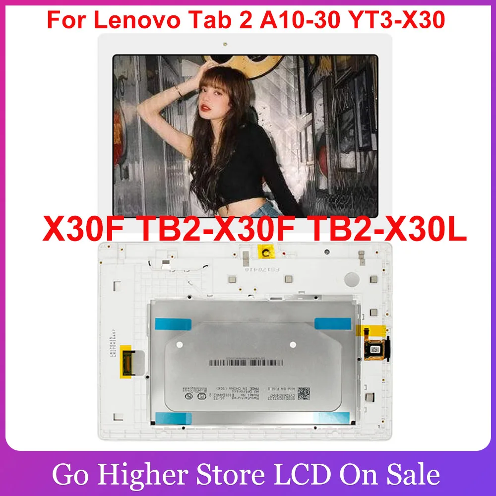 Сенсорный ЖК-экран для Lenovo Tab 2 A10-30 YT3-X30 X30F TB2-X30F TB2-X30L a6500 | Компьютеры и офис
