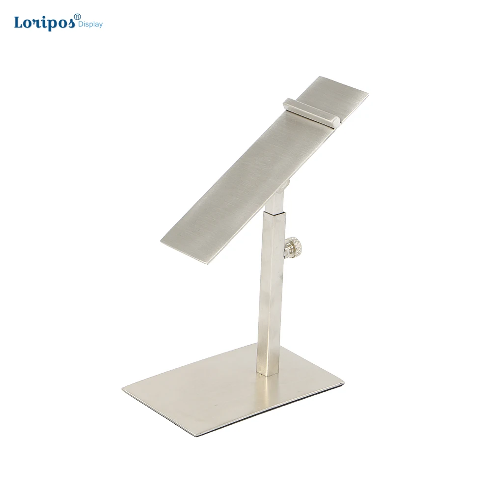 Матовая серебристая металлическая стойка обуви из нержавеющей стали Подставка