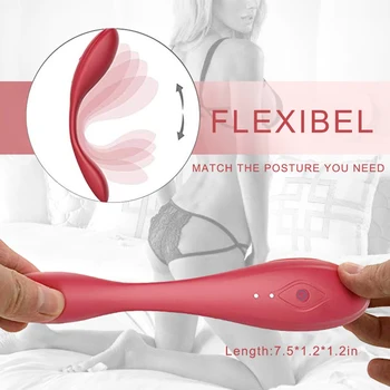 Couple Vibrator Wireless Remote Control Double Vibrators Wearable Dildo Vagina Clitoris Stimulate Sex Toys For Woman Masturbator 4