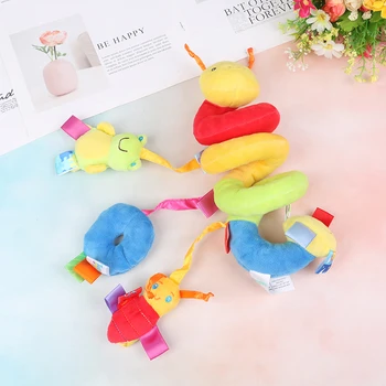 

2019 Newest Style Cute Activity Spiral Crib Stroller Car Seat Travel Hanging Toys Baby Rattles Toy Colorful