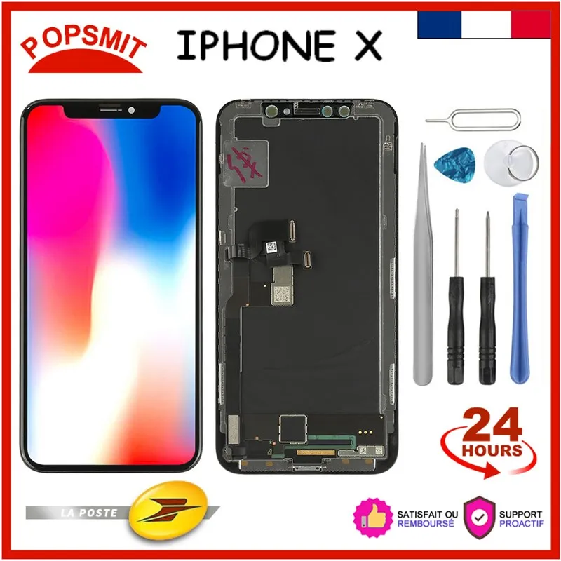 Дисплей для IPhone X/10 OLED сменный ЖК-экран X True Tone без битых пикселей + Инструменты