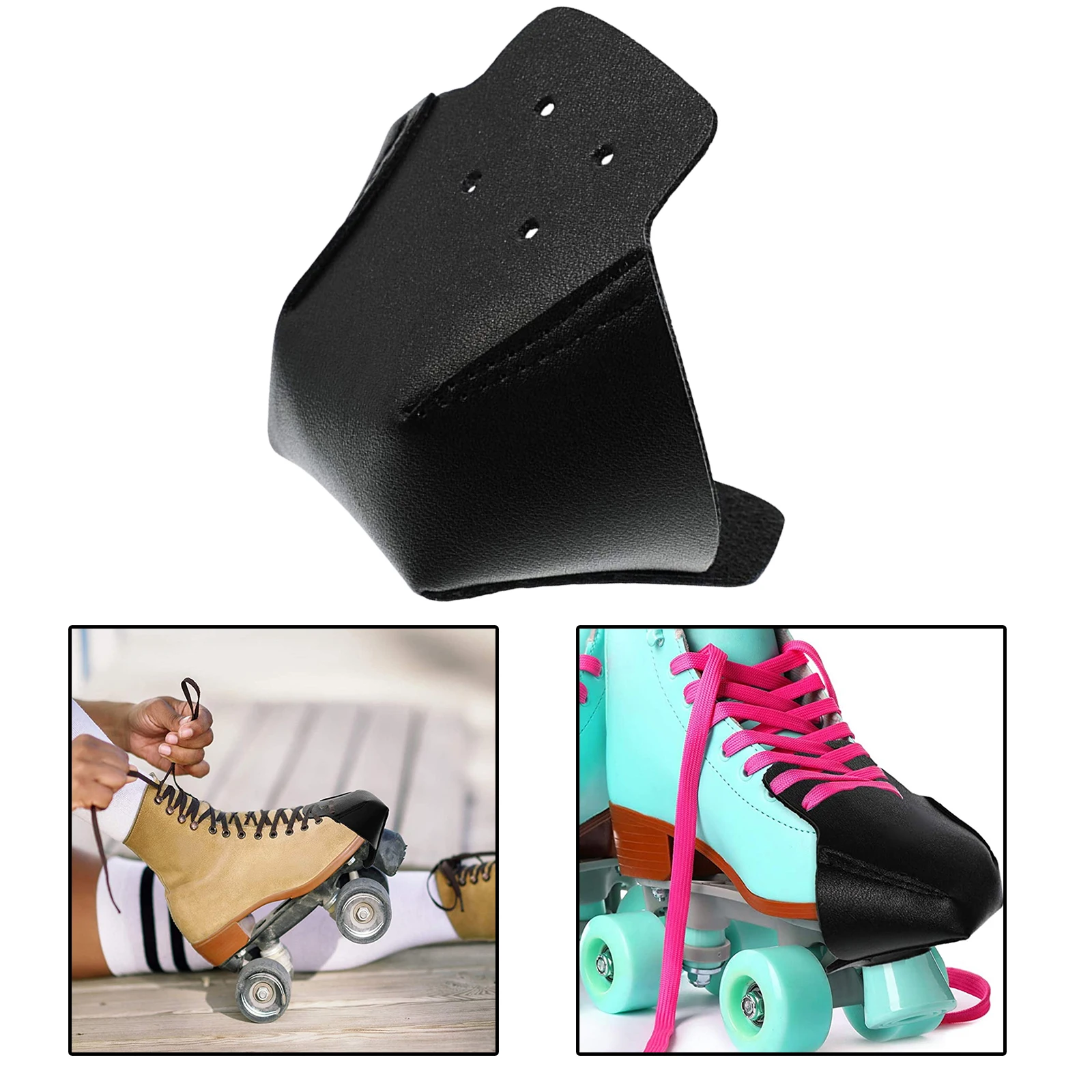 Protectores de cuero para patines de ruedas, protectores de puntera para patín de ruedas Quad AliExpress Deportes y