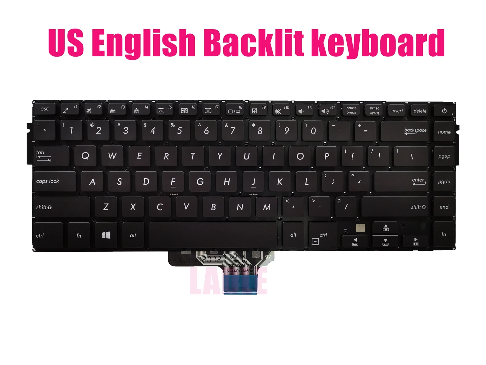 US Backlit keyboard for Asus X510U/X510UA/X510UQ/X510UR/X510UN/X510UF