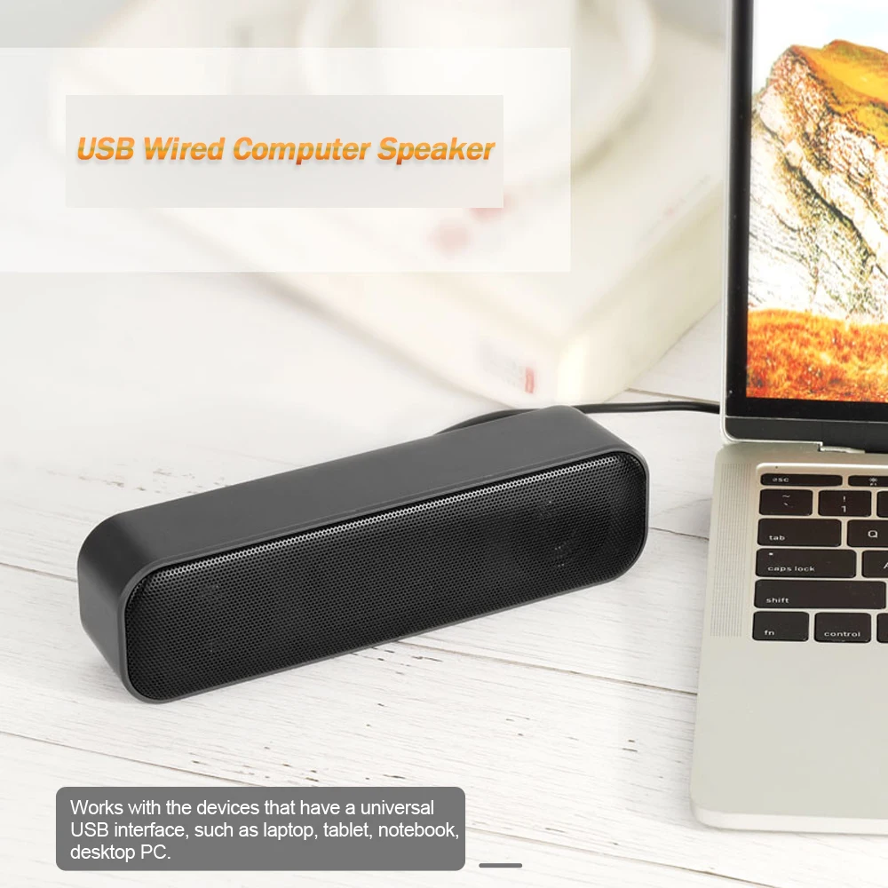 HK 5008 USB питание Саундбар Настольный динамик проводной компьютер звуковая коробка