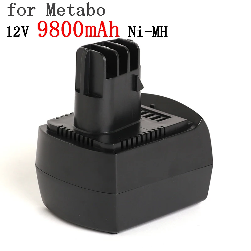 12V battery 9800mAh Ni-MH Replacement Power Tool Battery for METABO 6.02151.50 BZ12SP BS 12 SP BSZ BZ SSP ULA96 | Электроника