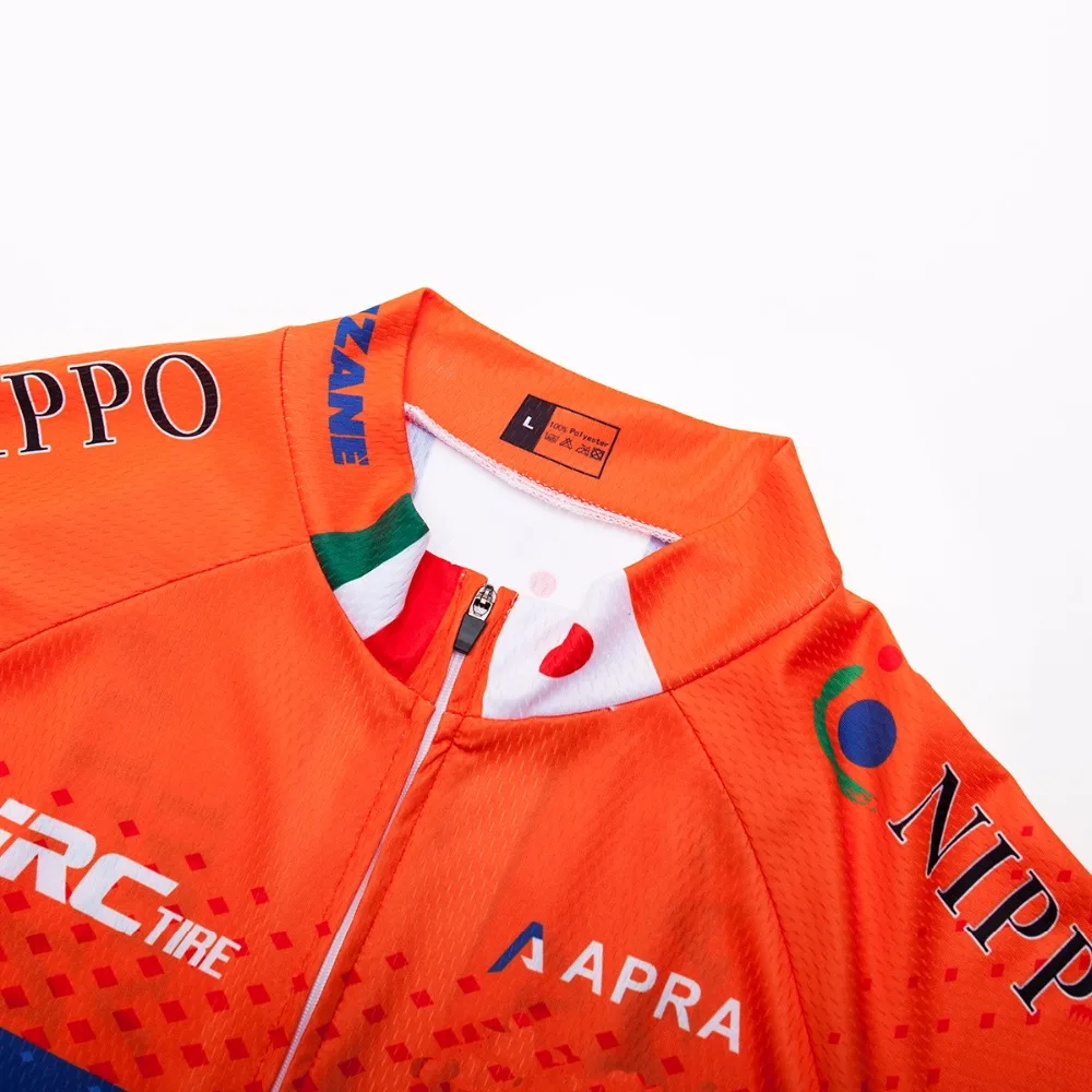 UCI велосипед команда Вини оранжевая кофта для велоспорта брюки набор для мужчин 12D колодки с длинным рукавом Ropa Ciclismo велосипедная Одежда Майо кулот