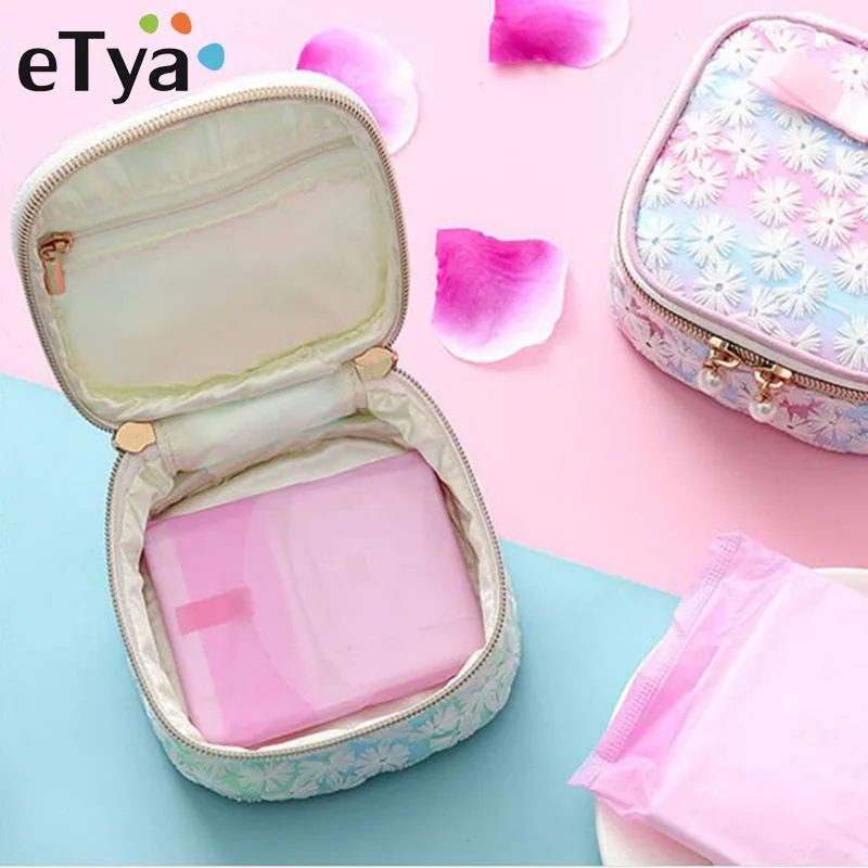 

Fashion Mini Floral Cosmetic Bag Travel Portable Small Makeup Bag Organizer Pouch Beauty Pouch Kit Make Up Toiletry Bag Case