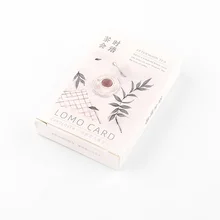 52*80 мм Новинка послеобеденный чай ЛОМО карта мини открытка поздравительная открытка «сделай сам» день рождения письмо подарочная карта(1 упаковка = 28 шт