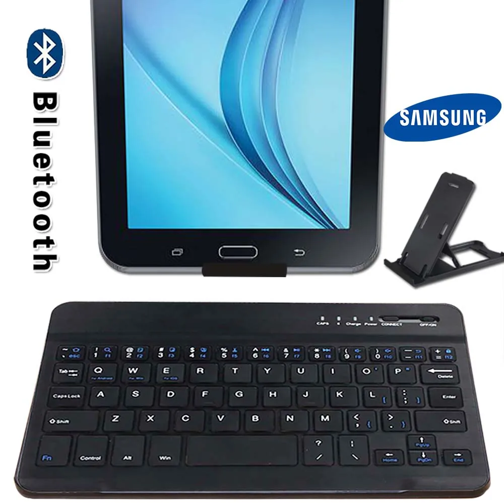 Портативная Bluetooth-клавиатура для Samsung Galaxy Note 8 0/Tab 7 E/Tab Pro 4 дюйма/Tab 2/Tab 3 дюймов/Tab