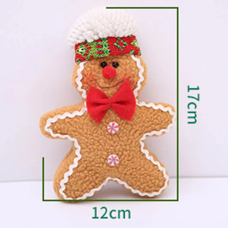 

Christmas Tree Hanging Gingerbread Man Ornaments Doll Xmas Home Hang Pendant Top
