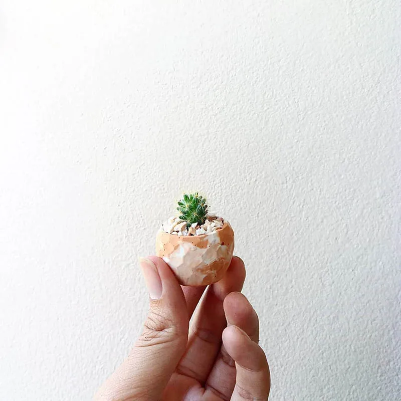 Mini Silicone Vase Molds Concrete Molds for Plants Pot Fingertip Flowerpot Plaster Bowl Candle Holder Resin silicone mold
