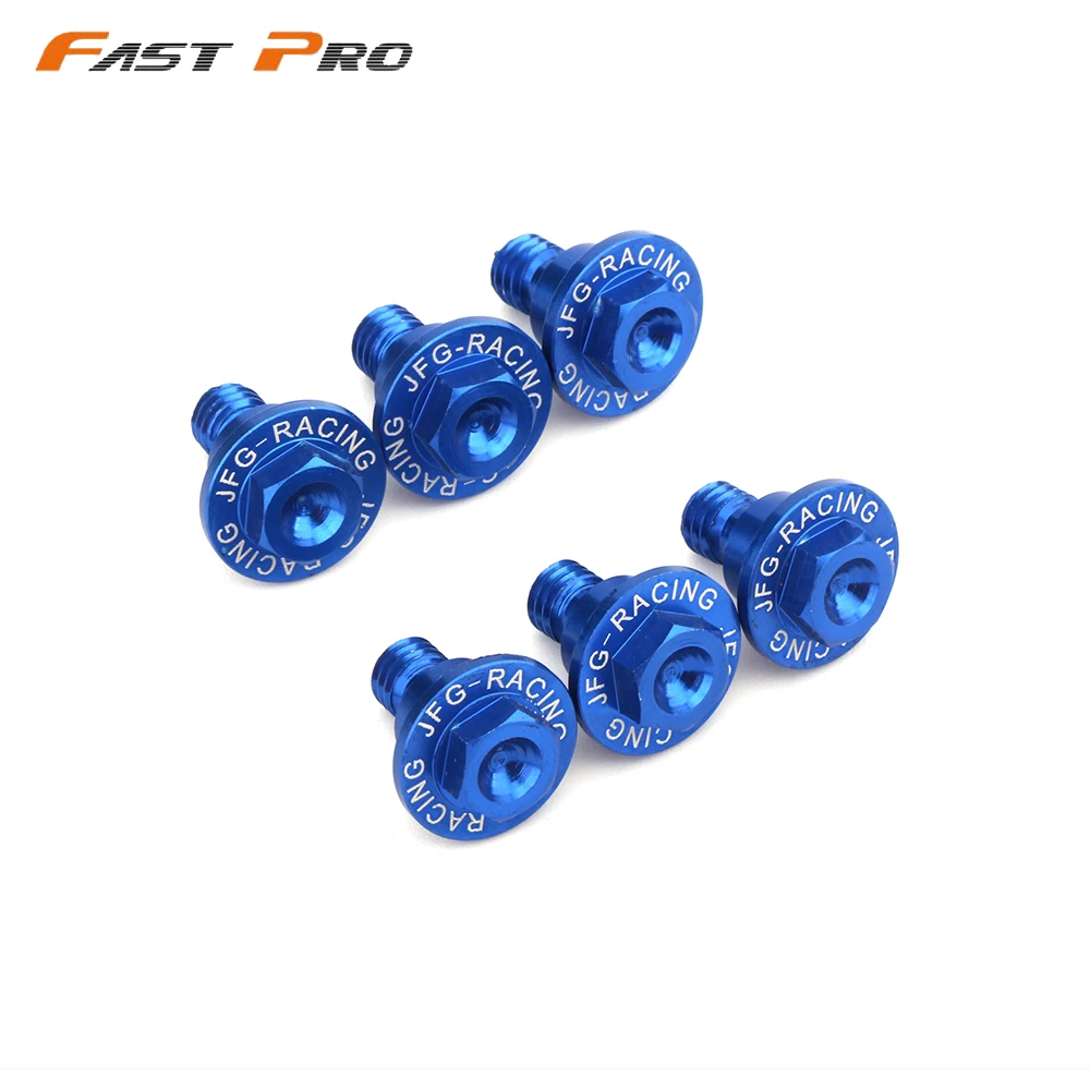 6 шт. передние винты для вилки HUSQVARNA TC TE TX FC FE FX 50 65 85 125 250 300 350 450 501 TC125 TC450