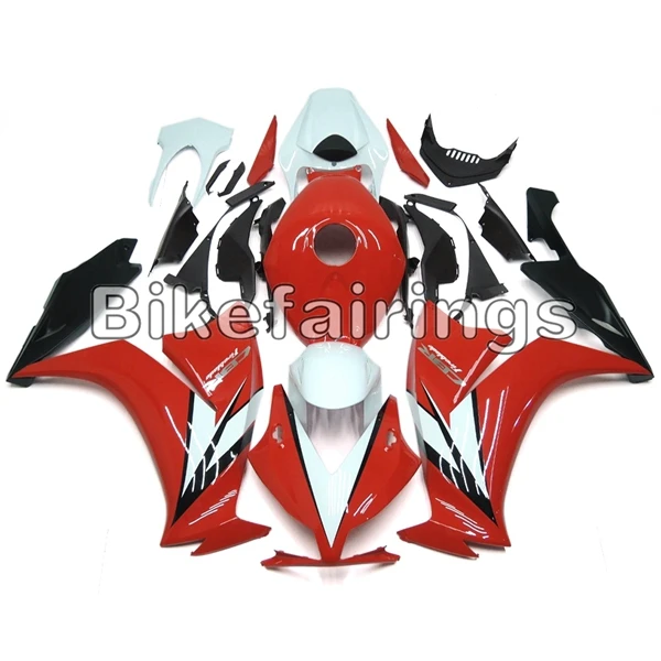 ABS пластик Полный обтекатели для Honda CBR1000RR 2012 2013 CBR 1000 RR впрыска электронный атомайзер-Глянец Красный Черный