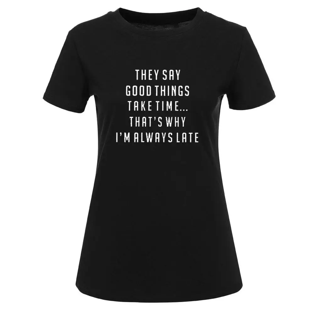 2019 Новая Летняя женская модная футболка с круглым вырезом и принтом Харадзюку большого размера