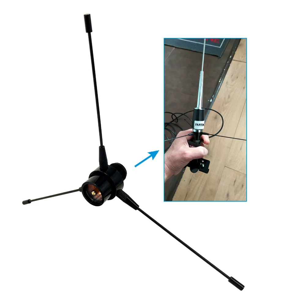 Rede à Terra Re02 da Antena de Rádio do Carro Ganha a Frequência Ultraelevada Vhf 101300mhz Reduz a Proteção de Relâmpago da Relação de Onda Ereta a - Image 6