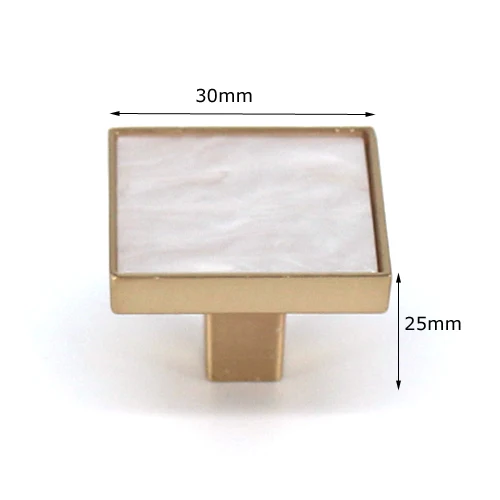 Square 30mm 1 шт. минимализм ручки двери шкафа ручки шкафчика, ящика Кухонные ручки оборудования - Цвет: Square 30mm