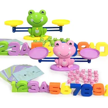 

Cool Math Game, Frog Balance Counting Toys for Boys & Girls Educational Number Toy Fun Children's Gift STEM Learning Age