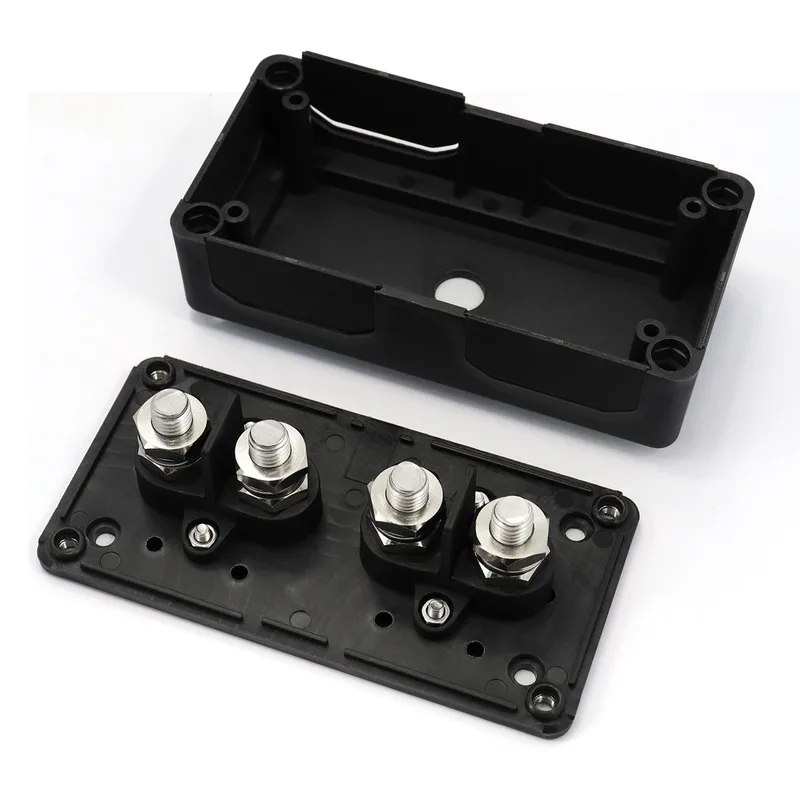 DC12-48V Universally Waterproof Heavy-Duty Modular Design Terminal Studs BusBar Box with Insulation Partition distribution block |