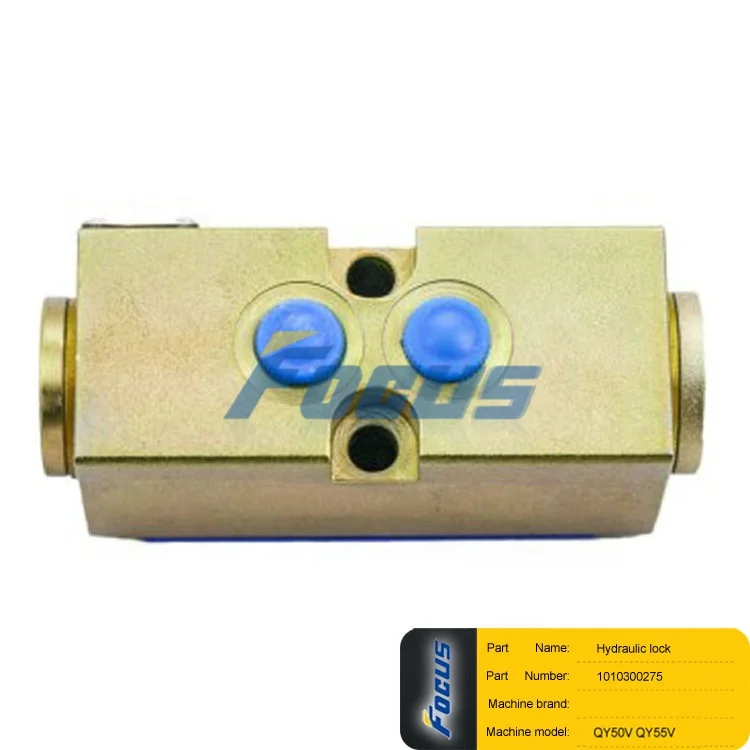 

Truck Crane QY50V QY50V532 QY55V Spare Parts Hydraulic lock 1010300275