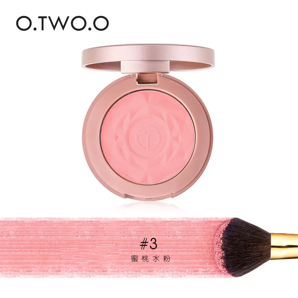 O.TWO.OSingleBlushBlush,Long Lasting Baking Powder, Bright SkinColor, Long Lasting Rouge 6 Colors 9120 Makeup BlushPaletteBlush - Цвет: 03