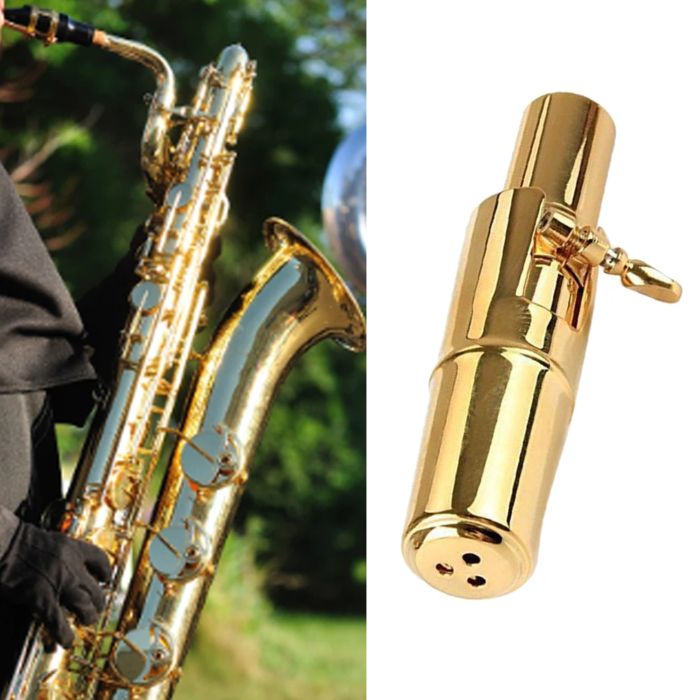 

Portable Nozzle Lacquer Professional Durable Replacement Accessories For Alto Saxophone Metal Mouthpiece Mini Gold Instrument