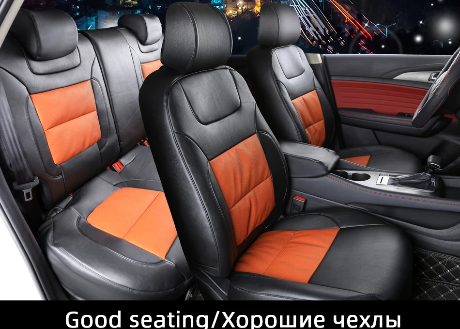 BOOST пользовательские кожаные сиденья для Volkswagen Polo CC Eos Beetle Phaeton Magotan Touareg Подарок подголовник