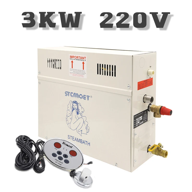 ST-30 3KW-220V 15 кВт 380 В сауна бытовой пароочиститель двигателя сауна паровой двигатель 3 кВт/4,5 кВт/6 кВт/9 кВт/12 кВт/18 кВт с цифровая панель управления - Цвет: ST-30 3KW-220V